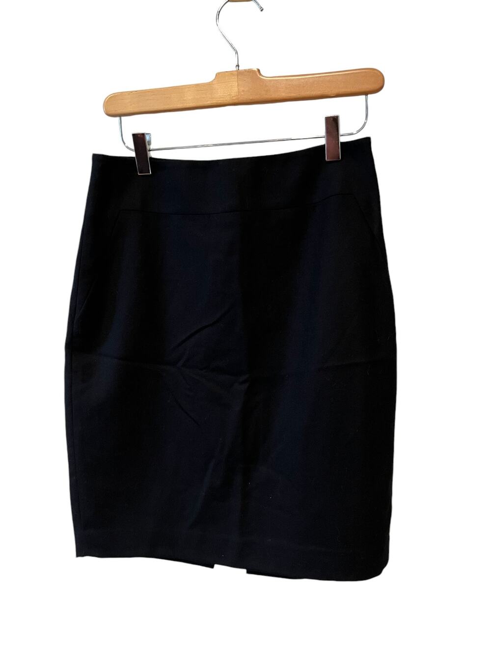 Banana Republic Tailored pencil skirt Zipper Detail Black 2P